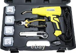 100W Hot Stapler Plastic Welding Gun Welder Bumper Repair Kit With400 PCS Staples