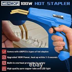 100W Plastic Welder Bumper Repair Kit, 110V Hot Stapler Gun Plastic Welding Kit