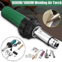 1080 1600W Hot Air Gas Plastic Welding Torch Welder Heat Gun Floor Nozzle Tool