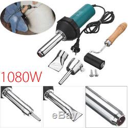 1080 1600W Hot Air Gas Plastic Welding Torch Welder Heat Gun Floor Nozzle Tool