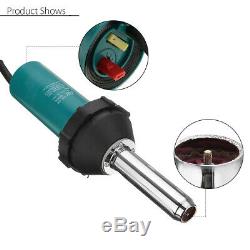 1080 1600W Hot Air Gas Plastic Welding Torch Welder Heat Gun Floor Nozzle Tool