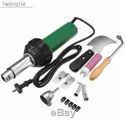 1080 1600W Hot Air Gas Plastic Welding Torch Welder Heat Gun Floor Nozzle Tool