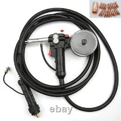 10ft Euro Adpator MIG Welder Spool Gun 200V Tip Kit Fit MAG180i 180AMP IGBT