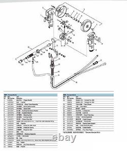 10ft Euro Adpator MIG Welder Spool Gun 200V Tip Kit Fit MAG180i 180AMP IGBT