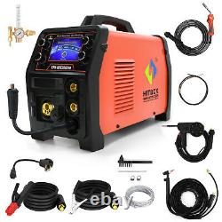 110/220V MIG Welder With Spool Gun Weld Aluminum MIG TIG ARC Gas/Gasless DC 200A