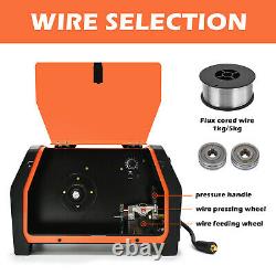 110/220V MIG Welder With Spool Gun Weld Aluminum MIG TIG ARC Gas/Gasless DC 200A