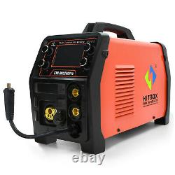 110/220V MIG Welder With Spool Gun Weld Aluminum MIG TIG ARC Gas/Gasless DC 200A