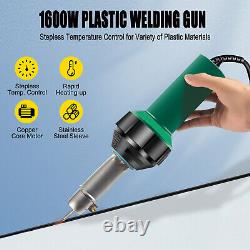 110V 1600W Hot Air Torch Plastic Rod Welding Gun Pistol Welder Heat Kit