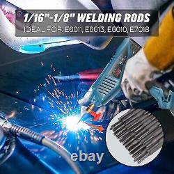 110V Handheld Welder Machine, 20-250A Portable Welding Gun, LCD Display/IGBT In