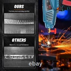110V Handheld Welder Machine, 20-250A Portable Welding Gun, LCD Display/IGBT In