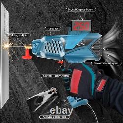 110V Handheld Welder Machine, 20-250A Portable Welding Gun, LCD Display/IGBT In