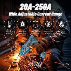 110V Handheld Welder Machine, 20-250A Portable Welding Gun, LCD Display/IGBT In
