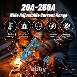 110V Handheld Welder Machine, 20-250A Portable Welding Gun, LCD Display/IGBT In