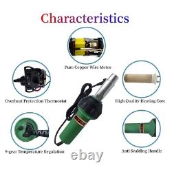 110V Hot Air Gun Welding Torch 1600W Heat Gun Plastic Welder Roofing Welder K