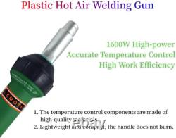 110V Hot Air Gun Welding Torch 1600W Heat Gun Plastic Welder Roofing Welder Kits