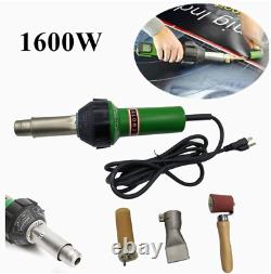 110V Hot Air Gun Welding Torch 1600W Heat Gun Plastic Welder Roofing Welder Kits