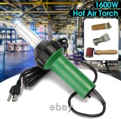 110V Hot Air Gun Welding Torch 1600W Heat Gun Plastic Welder Roofing Welder Kits