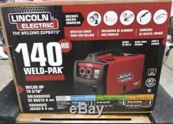 140 Amp Weld Pak 140 HD MIG Wire Feed Welder with Magnum 100L Gun New in Box