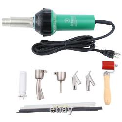 1500W Air Torch Plastic Welding Gun Welder Pistol+ 4 Speed Nozzles + Roller Hot