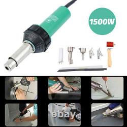 1500W Air Torch Plastic Welding Gun Welder Pistol+ 4 Speed Nozzles + Roller Hot