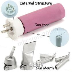 1500W Hot Air Torch Plastic Welding Gun Welder Pistol Kit+ 4pcs Nozzle +Roller