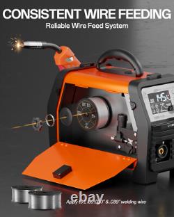 150Amp 4In1 MIG Welder MMA Gasless Lift TIG Spool Gun Welding Machine 110V 220V