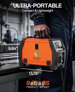 150Amp MIG Welder 4IN1 Gasless MMA Lift TIG Spool Gun LED Screen Welding Machine