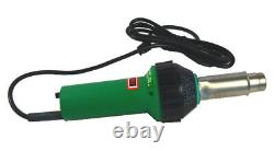 1600W 110V Plastic Hot Air Torch Welding Gun Welder Pistol& Speed Nozzle& Roller