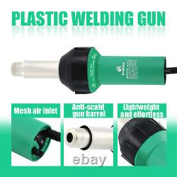 1600W 3000Pa Hot Heat Air Torch Plastic Welder Welding Gun Kit 4 Nozzles