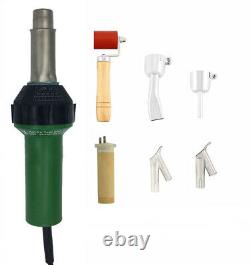 1600W Electric Heat Gun Hot Air Blast Torch Plastic Welding Gun Welder Kit