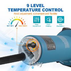 1600W Hot Air Plastic Welding Gun Kit PE/PVC Heating Torch Gun Welder Toolbox
