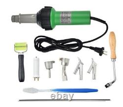 1600W Hot Air Torch Electric Heat Gun Plastic Welding with 6PCS Nozzle Welding