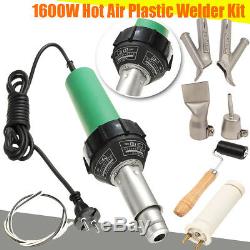 1600W Hot Air Torch Plastic Welding Gun Welder Pistol+ 2pcs Speed Nozzle