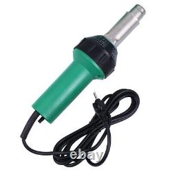 1600W Hot Air Torch Plastic Welding Gun Welder Pistol+ 4 Speed Nozzles + Roller