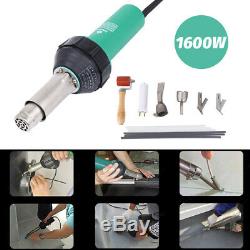 1600W Hot Air Torch Plastic Welding soldering Gun Heat Pistol Welder Nozzle Rods