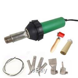 1600w Plastic Welder Hot Air Gun Plastic Welding Torch Tool + 4pcs Nozzles