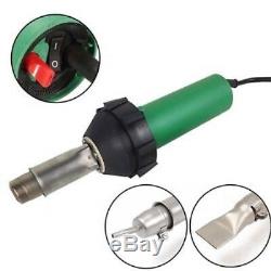 1600w Plastic Welder Hot Air Gun Plastic Welding Torch Tool + 4pcs Nozzles