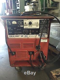 200 Amp, LINCOLN SP-200, Profax MIG Gun, Rollng Cart Our stock number 4178
