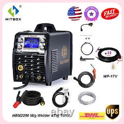 200A Aluminum 4in1 MIG Welder/Tig Gun 110/220V MIG MMA/ARC Lift TIG Weld Machine