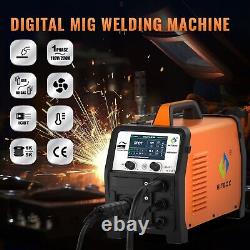 200A Aluminum MIG Welder+Tig Gun 110V/ 220V Welding Machine TIG/MMA Gasless/Gas