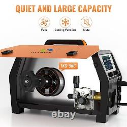 200A Aluminum MIG Welder &Tig Gun, 110V/ 220V Welding Machine TIG/MMA Gasless/Gas