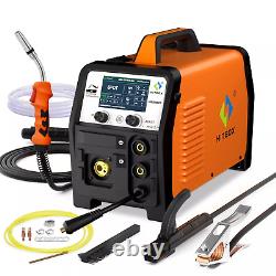 200A Aluminum MIG Welder+Tig Gun 110V/ 220V Welding Machine TIG/MMA Gasless/Gas