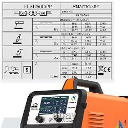 200A Aluminum MIG Welder &Tig Gun, 110V/ 220V Welding Machine TIG/MMA Gasless/Gas