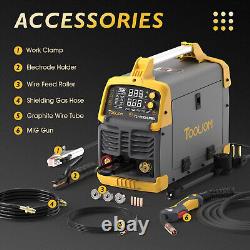 200A Digital MIG Welder 110/220V IGBT MIG ARC Lift TIG 3 in 1 Welding Machine