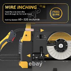 200A MIG Welder, Flux Core/Solid Wire/Lift TIG/Stick 110/220V Welding Machine