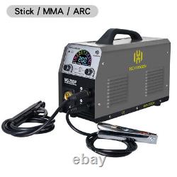 200A MIG Welder TIG MMA Gas Gasless Welding Machine Aluminum 110/220V WithTIG GUN