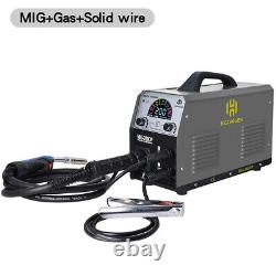 200A MIG Welder TIG MMA Gas Gasless Welding Machine Aluminum 110/220V WithTIG GUN