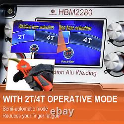 200A MIG Welder&Tig Gun Gas/Gasless 110/220V Lift TIG/Stick IGBT Welding Machine