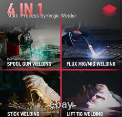 200Amp Aluminum MIG Welder YWM-200, 110/220V Dual Voltages MIG Flux Cord