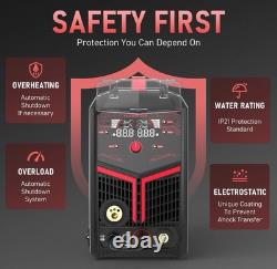 200Amp Aluminum MIG Welder YWM-200, 110/220V Dual Voltages MIG Flux Cord